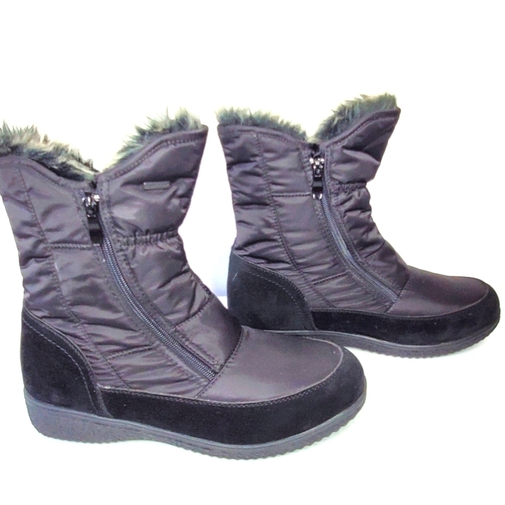 Flexus Ernestina‎ Winter Boots Women's Size 42 Alpi-Tex Black Spring Step